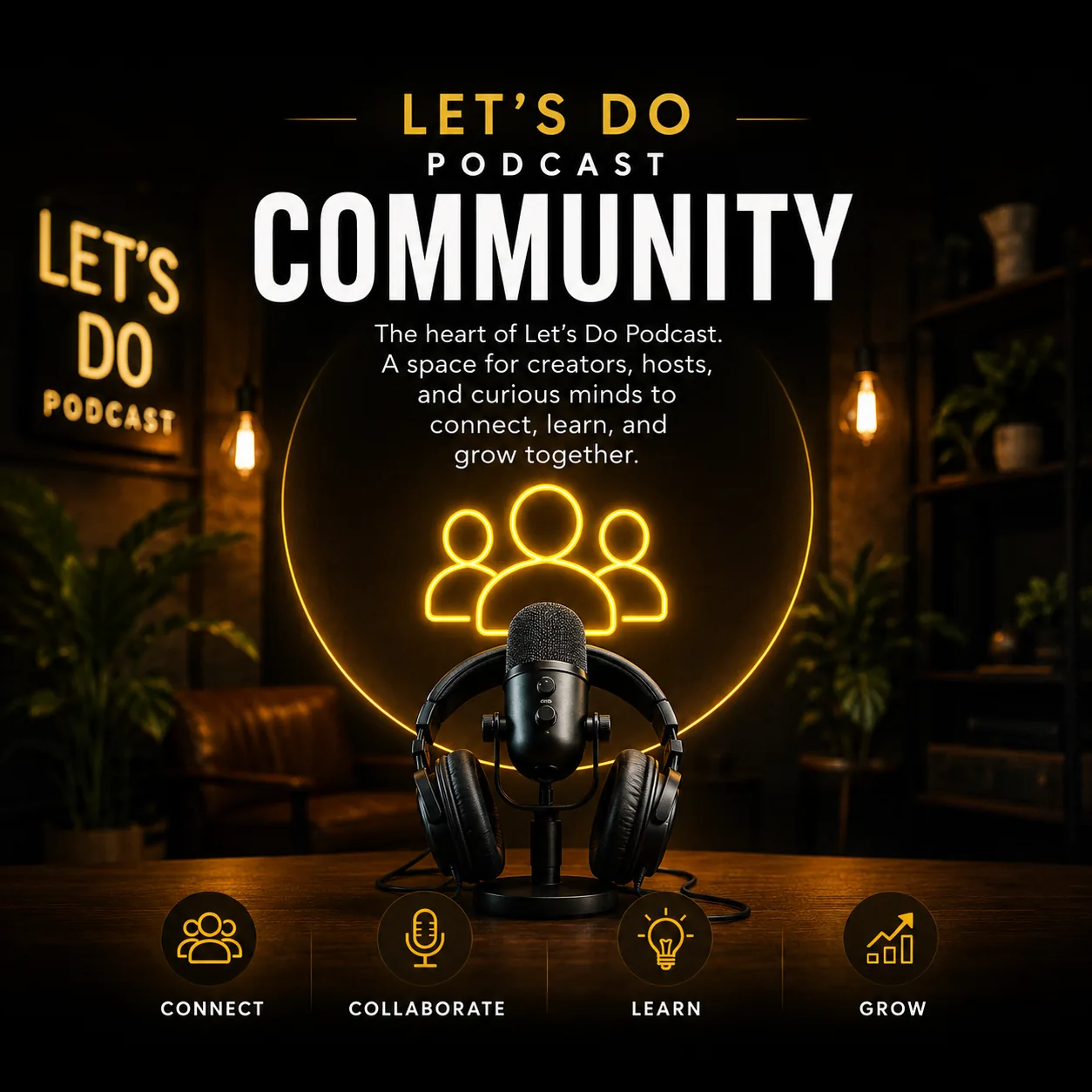 Let's Do Podcast Community — connect, collaborate, learn, and grow